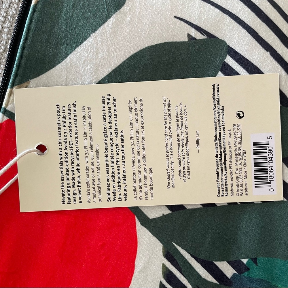 Aveda x 3.1 Phillip Lim Cosmetic Pouch - Limited Edition - Picture 7 of 7